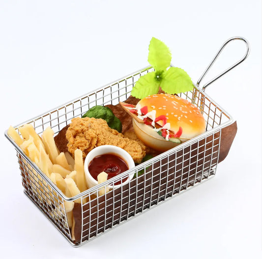 Stainless Steel Mini Fry Basket / French Fries Basket