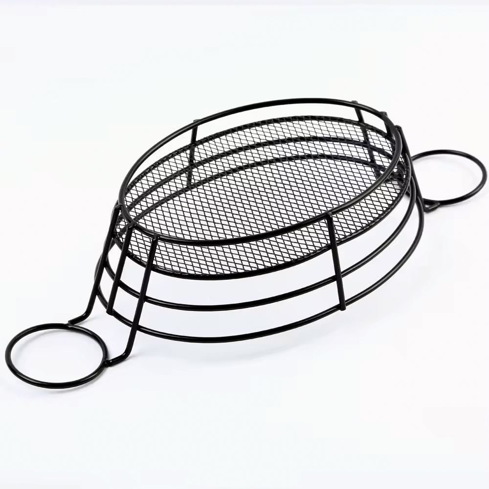 食物展示籃配帶兩個醬杯