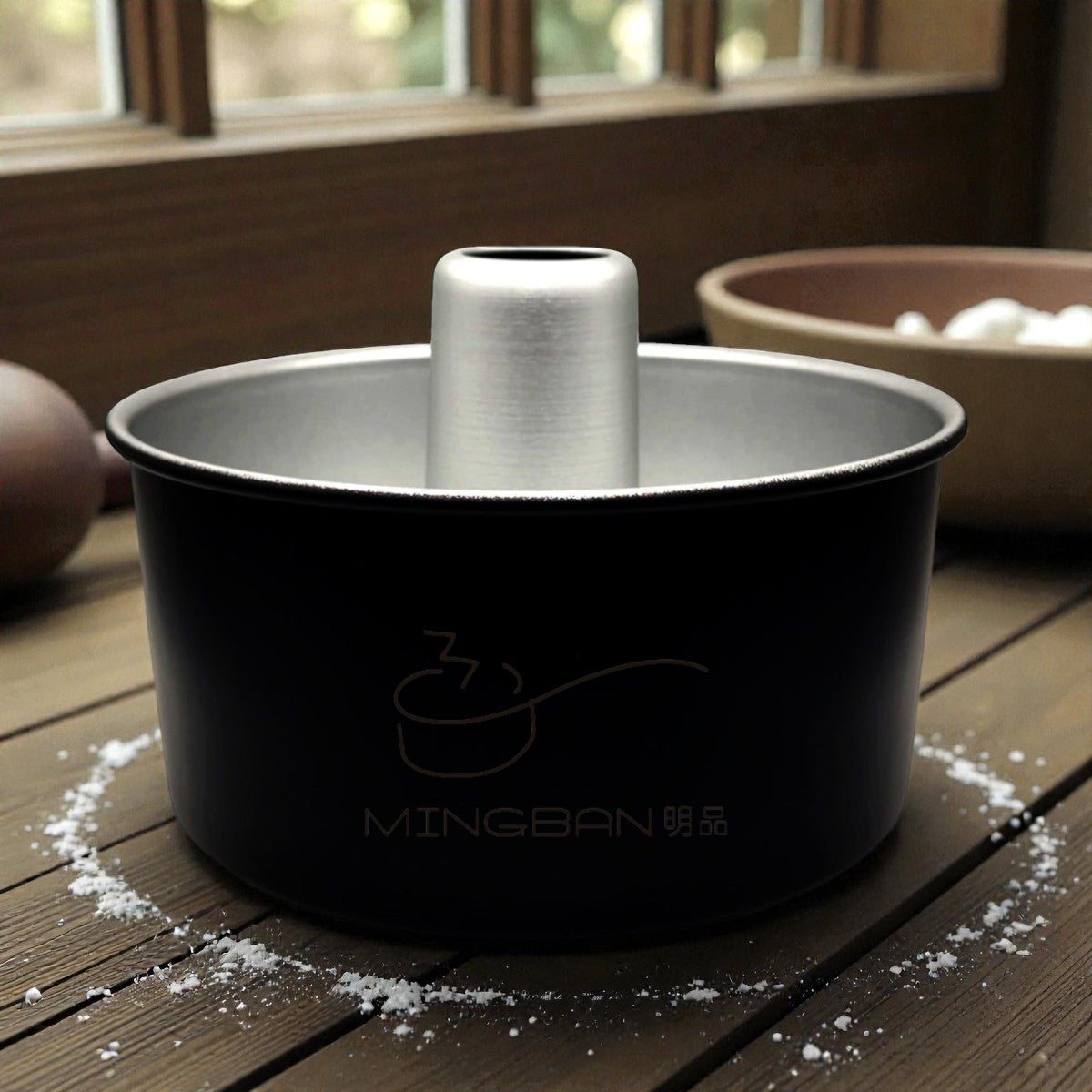 圓形蛋糕模 (活底 / 一套3件 / 黑色) 