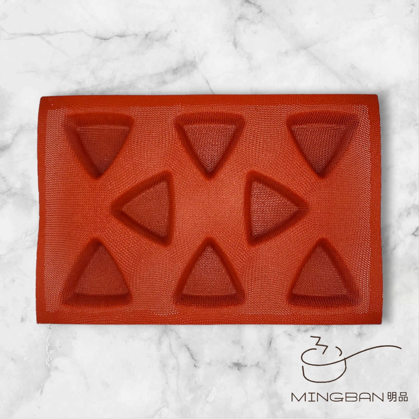 Non-Stick Perforated Fiberglass Triangular Bread Form