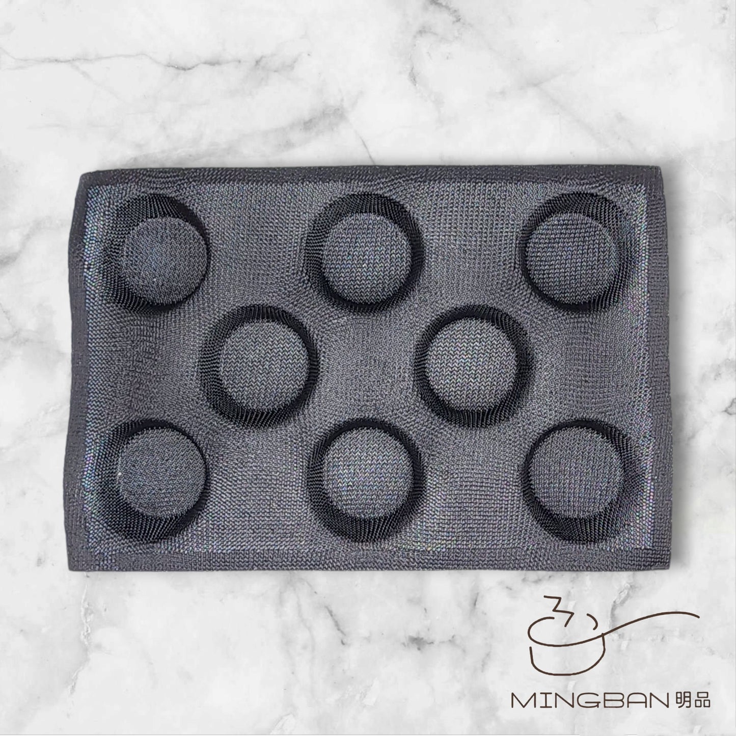 Non-Stick Perforated Fiberglass Round Bread Form (Black)