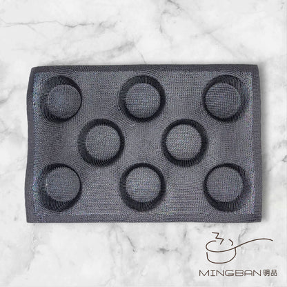 Non-Stick Perforated Fiberglass Round Bread Form (Black)