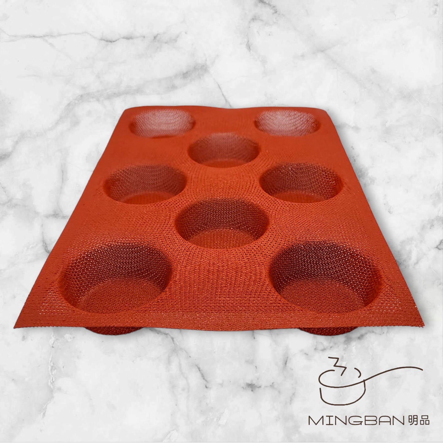 Non-Stick Perforated Fiberglass Round Bread Form (Red)
