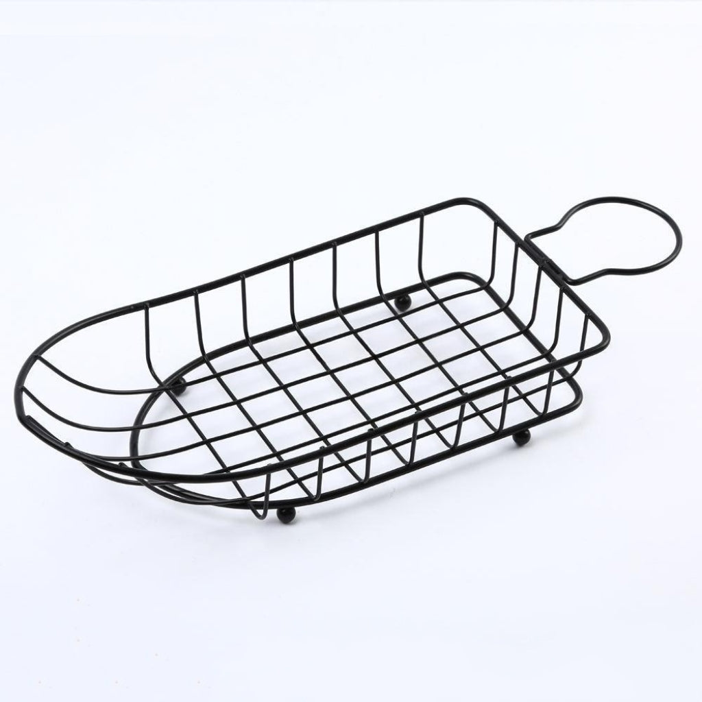 食物展示籃配帶一個醬杯