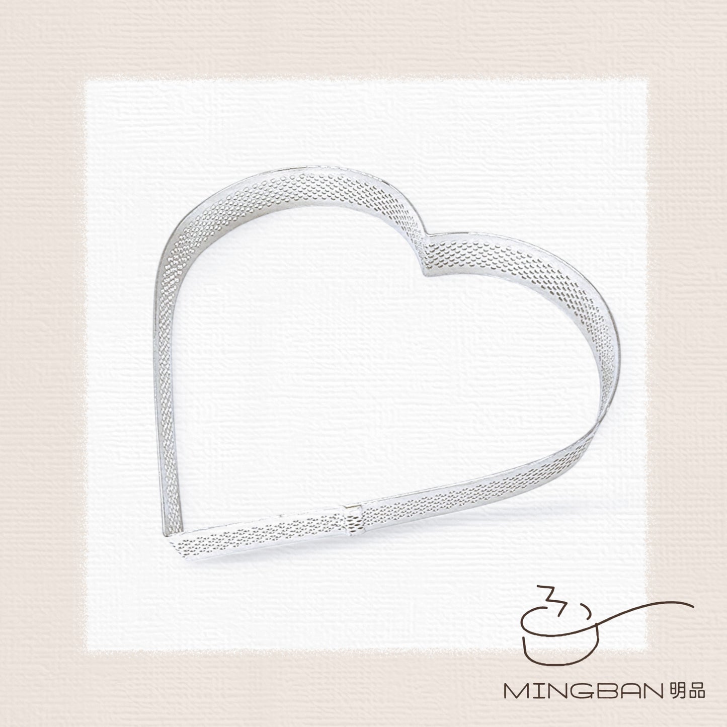 Heart Shape Perforated Tart Ring