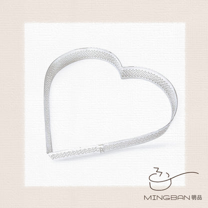 Heart Shape Perforated Tart Ring