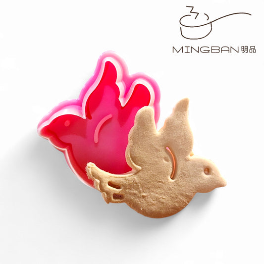 3D Plastic Press Cookie Mold - Asuka