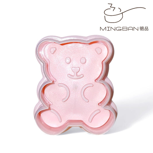 3D Plastic Press Cookie Mold - Bear