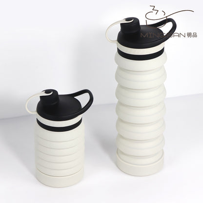 矽膠輕量便攜伸縮摺疊水樽 (800ml)
