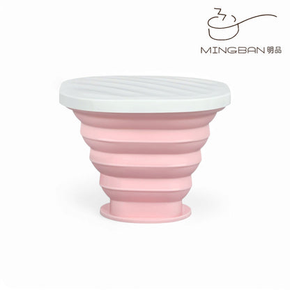 矽膠輕量便攜伸縮摺疊水杯連蓋 (200ml / 300ml)