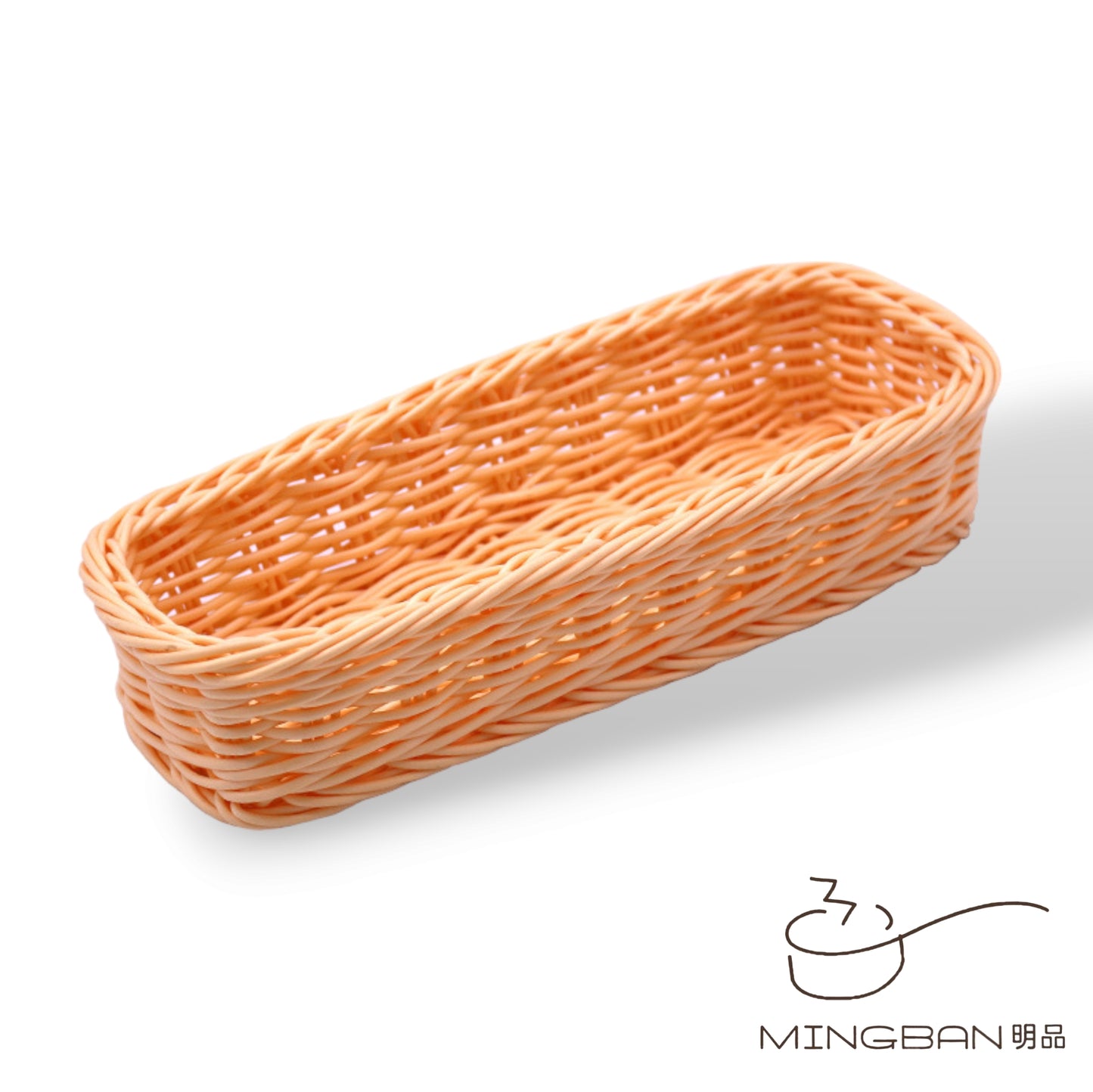 手工編織 PP 仿藤編織刀叉籃