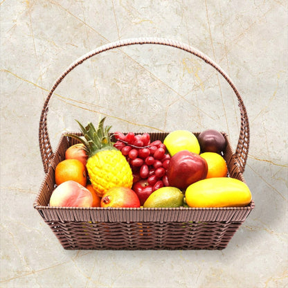 手工編織 PP 仿藤編織野餐手提籃