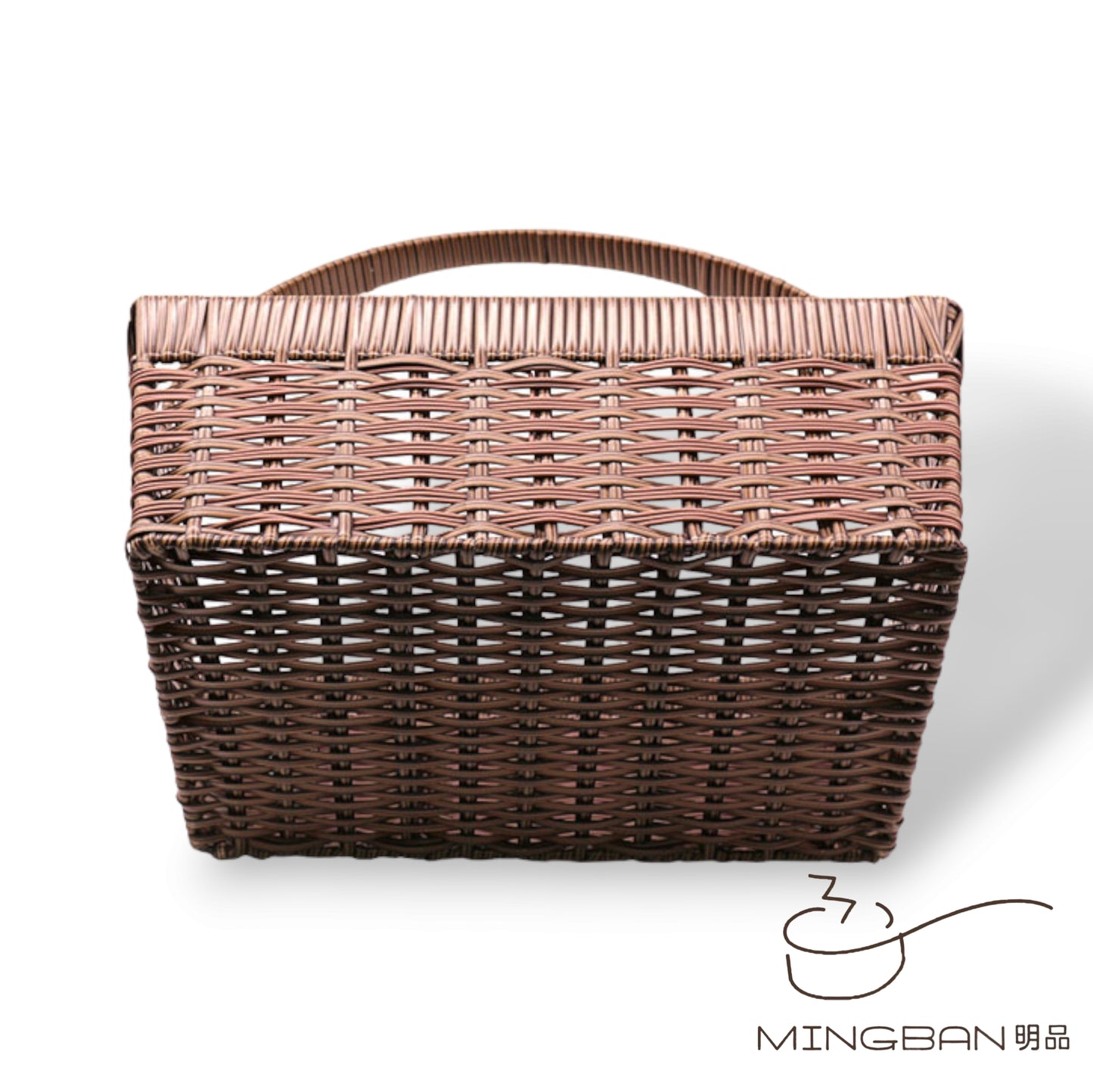 手工編織 PP 仿藤編織野餐手提籃