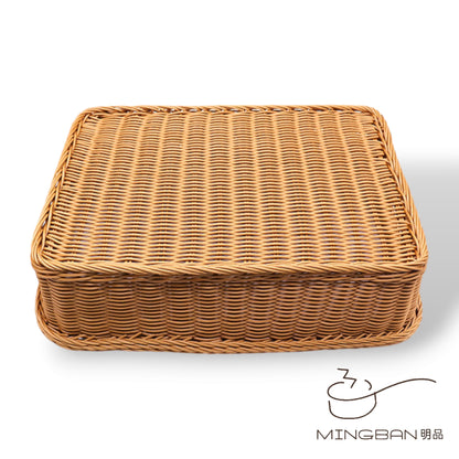 手工編織 PP仿藤製 酒店毛巾收納籃