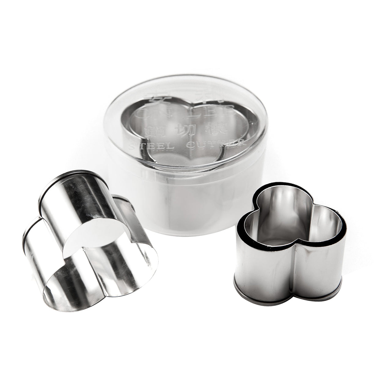 H5cm three semi-circular stainless steel cutting die (6 pieces)