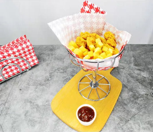 Wine Glass Shaped Fry Basket / French Fries Basket
