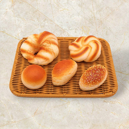 Hand-woven PP imitation rattan woven mat