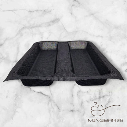 Non-Stick 2 Cup Hot-Dog Baguette Perforated Fiberglass Bread Form