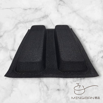 Non-Stick 2 Cup Hot-Dog Baguette Perforated Fiberglass Bread Form