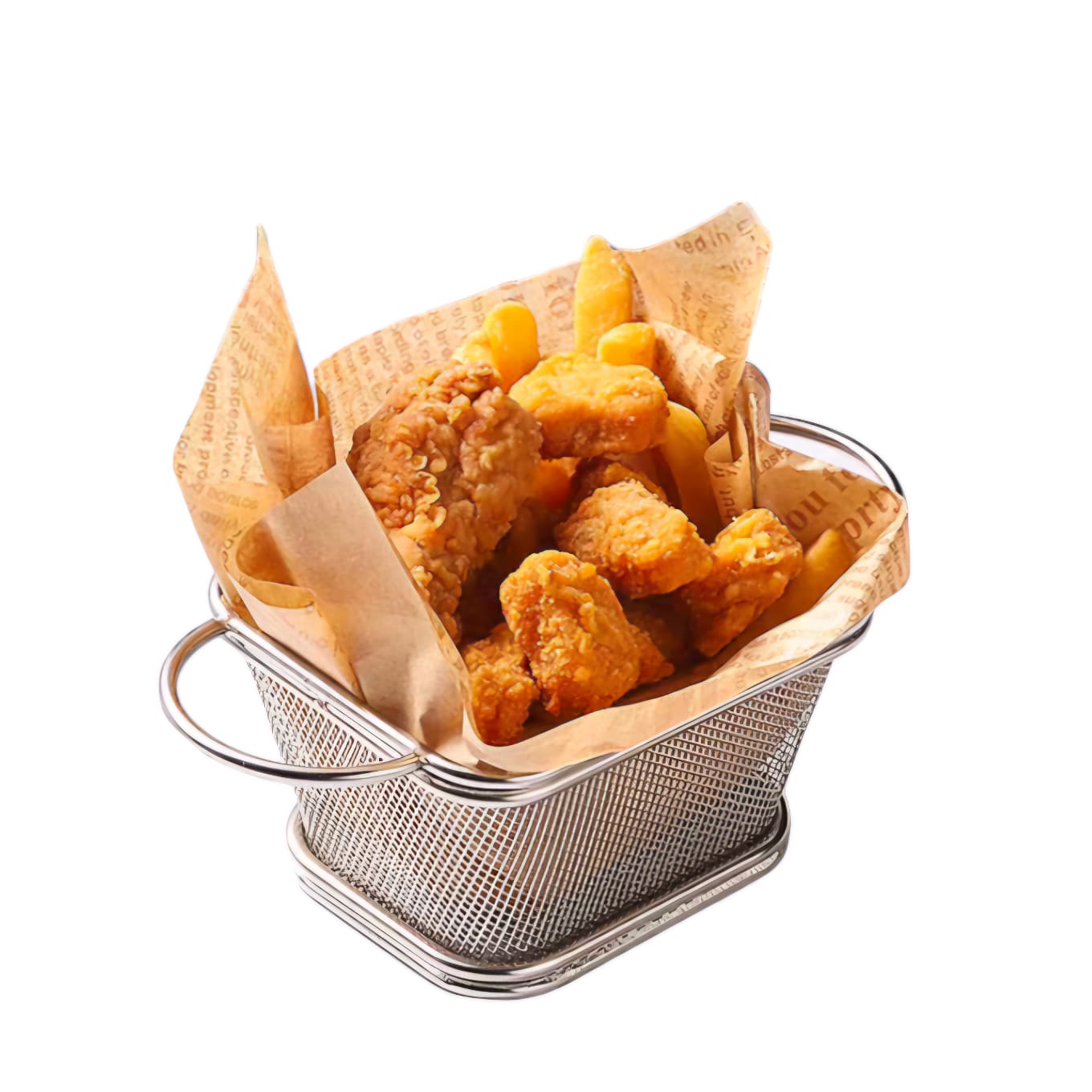 方形雙手柄 迷你炸物籃 / 薯條籃