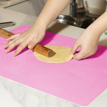 食品級矽膠花形扣揉麵墊