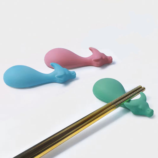 Baby Grade Silicone Chopstick Holder (Fu/Cow)