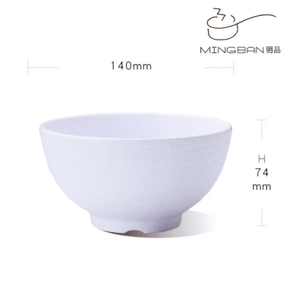 磐石紋飯碗 (白色)