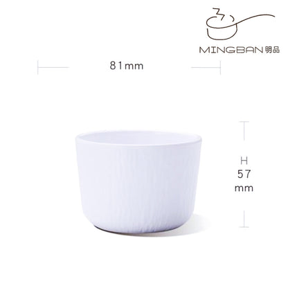 磐石紋茶杯 (白色)