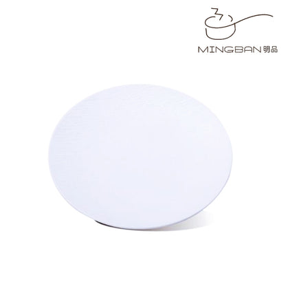 10.5" Melamine Round Plate (White)