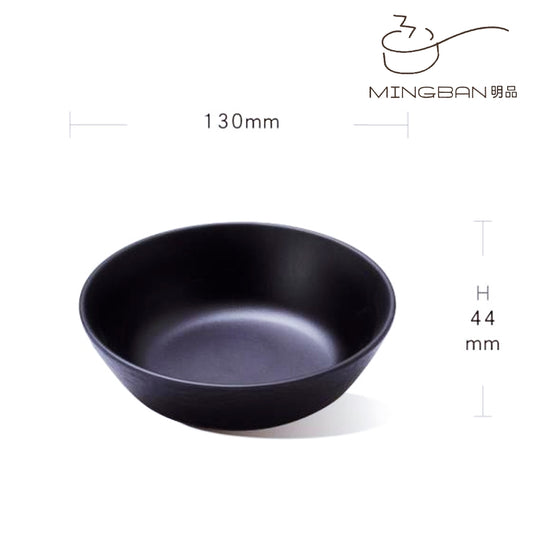 5.5" Melamine Bowl (Black)