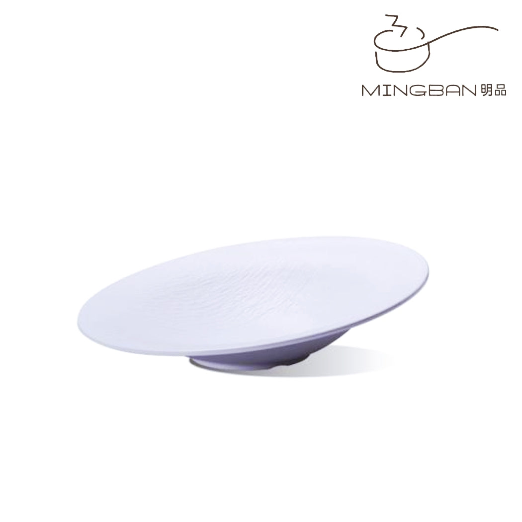 12.5" Slanted Melamine Bowl (White)