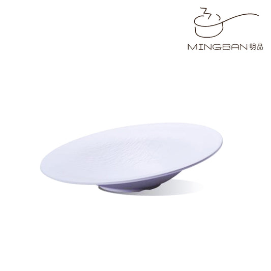 12.5" Slanted Melamine Bowl (White)