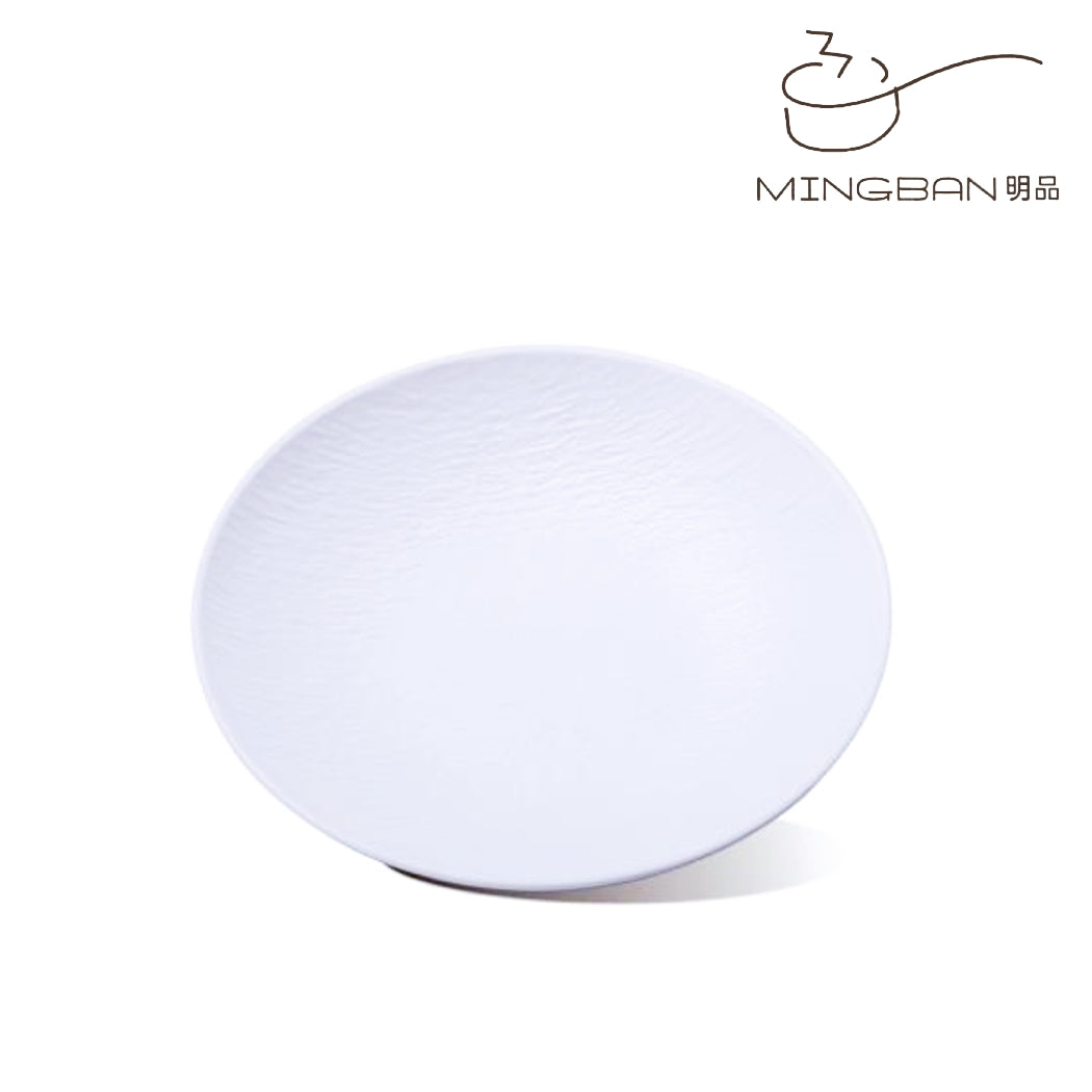 10" Melamine Deep Plate (White)