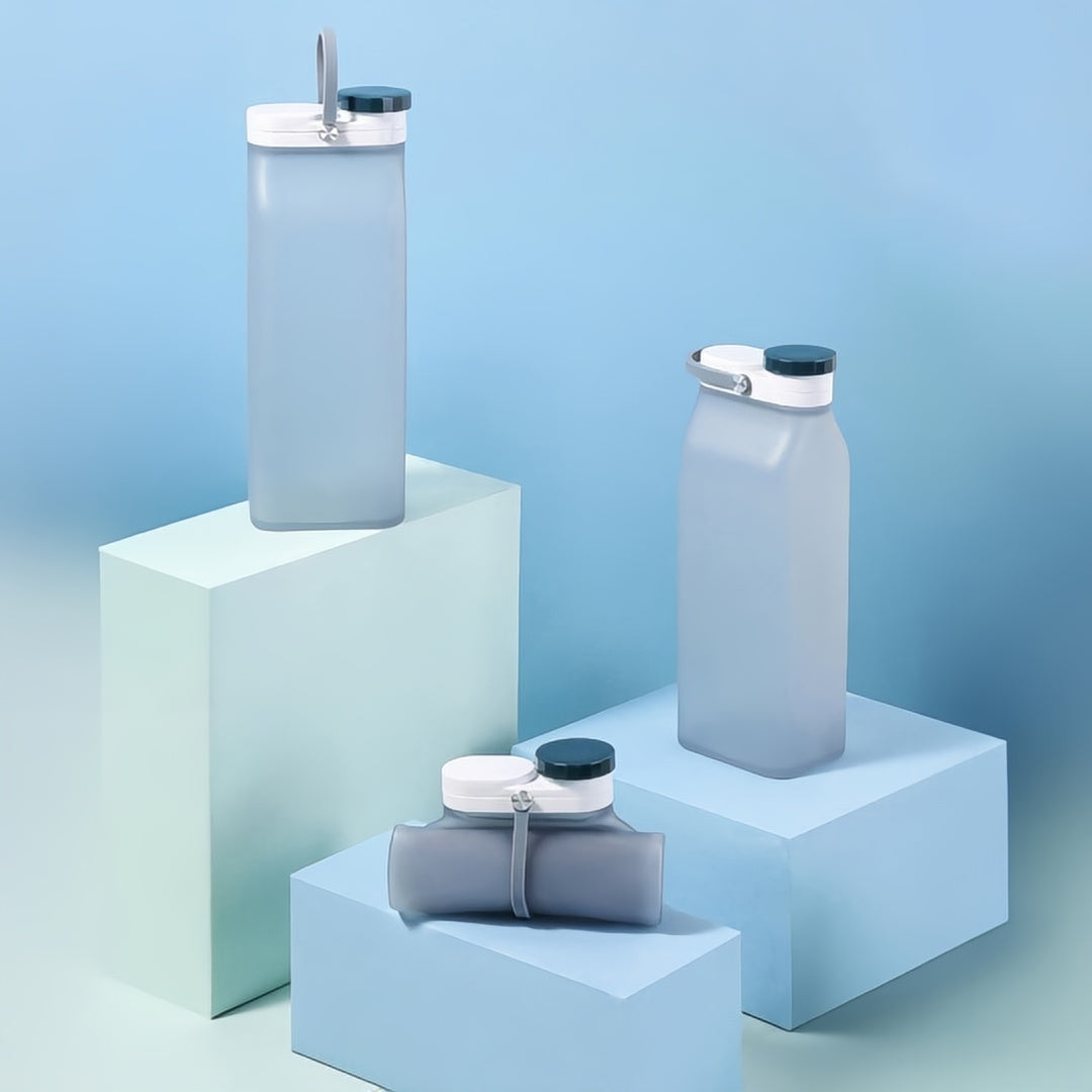 矽膠輕量便攜伸縮摺疊水樽 (400ml / 600ml)