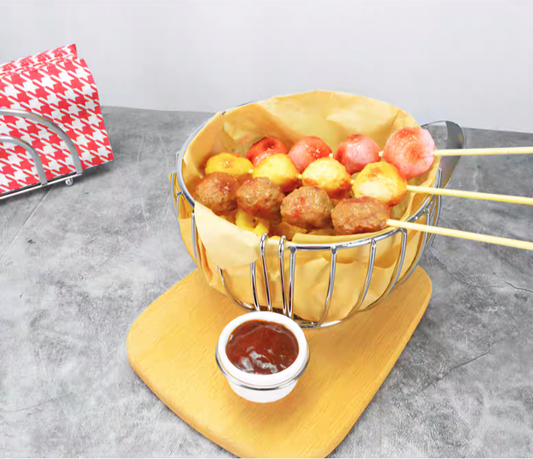Coffee Cup Shaped Fry Basket / Food Basket