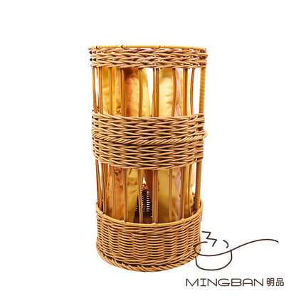 手工編織 PP 仿藤編織法式長棍麵包籃