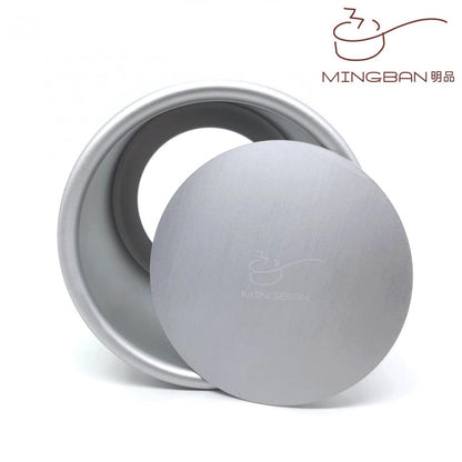 4-inch tall round cake mold (movable bottom/anode)