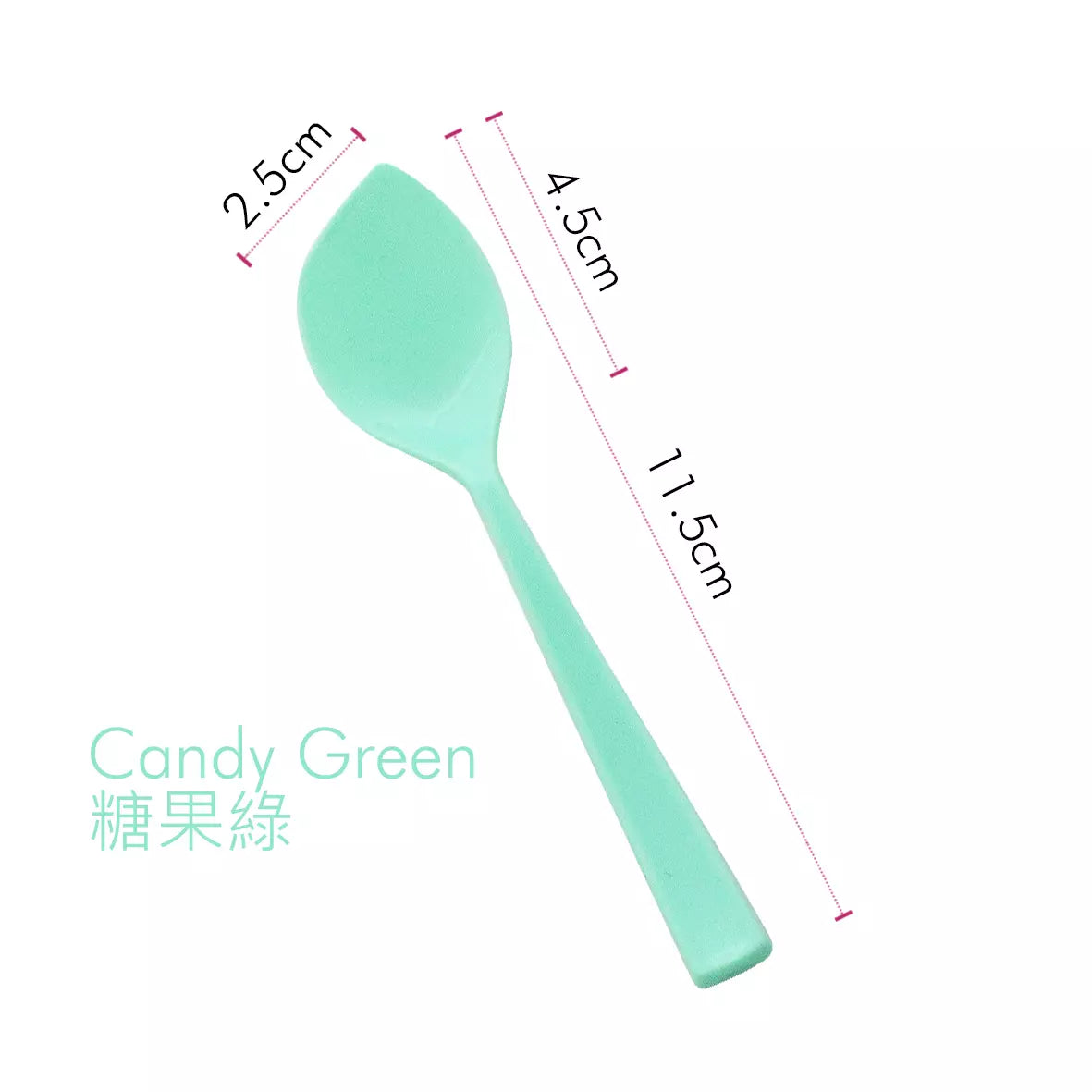 11.5cm PS Fit-into-Corner Leaf Spoon (100pcs)