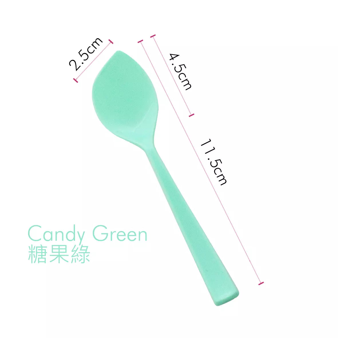 (Crazy Discount) 11.5cm PS Party Disposable Plastic Leaf Spoon 