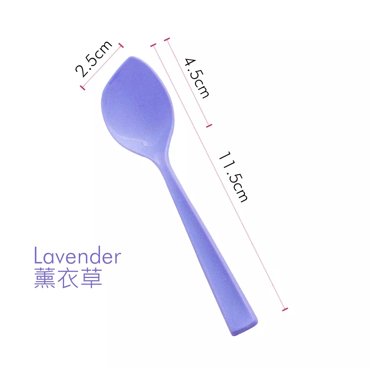 (Crazy Discount) 11.5cm PS Party Disposable Plastic Leaf Spoon 