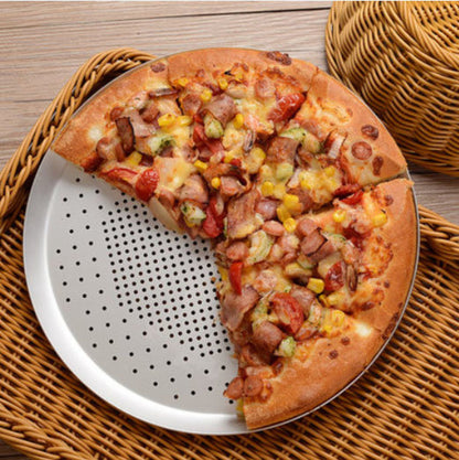 Round Shape Perforated Pizza Pan (Anode)