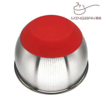 22cm 打蛋盆帶防滑矽膠底座和內部測量標記 - 1.0L, 1.5L, 2.0L, 2.5L, 3.0L