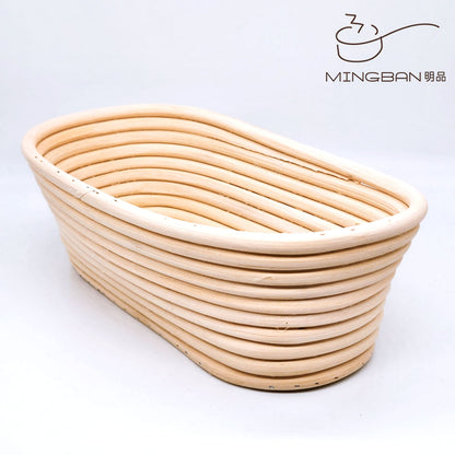 橢圓形發酵籐籃