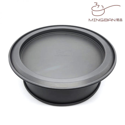 9x3 inch stainless steel buckle round cake aluminum mold (movable bottom / hard film)