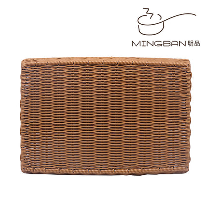 手工編織 PP 仿藤編織麵包籃