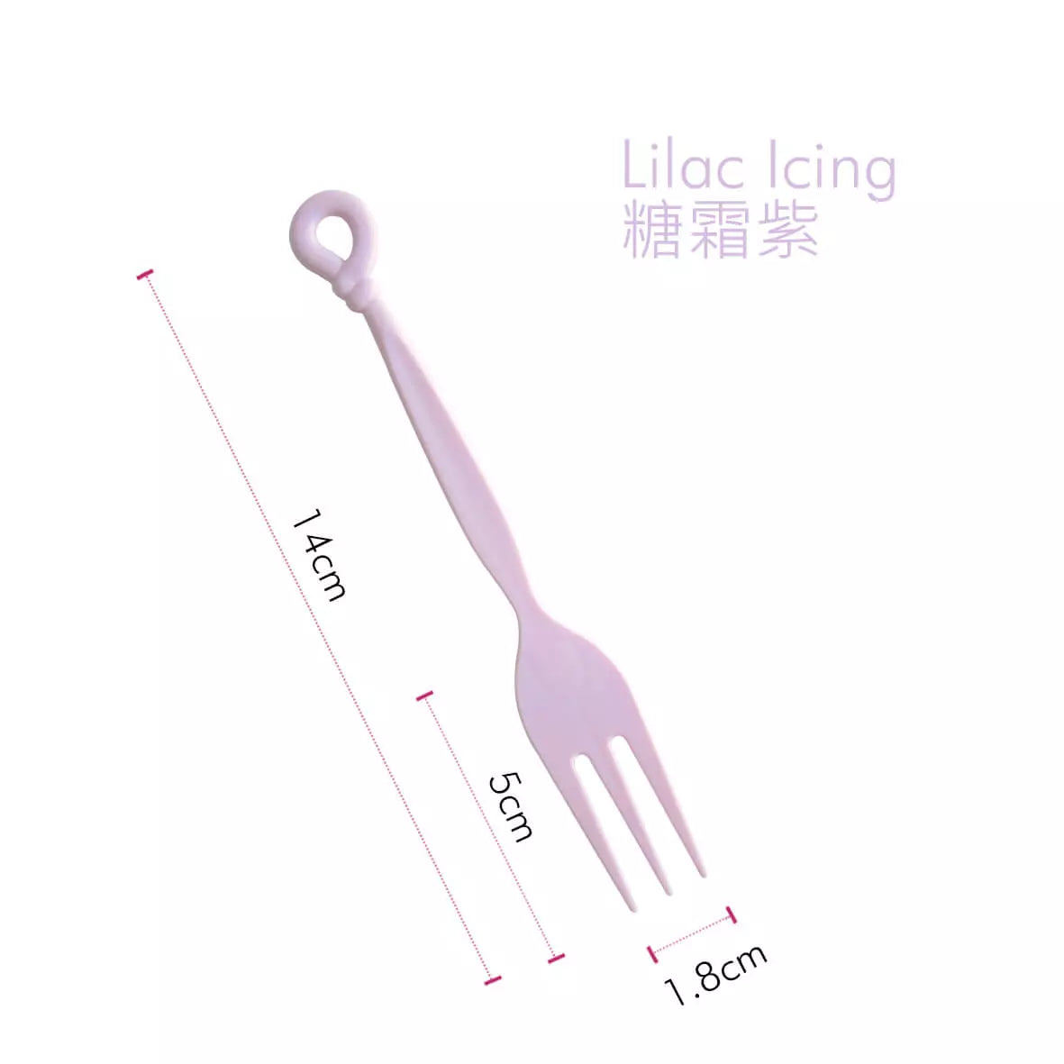 14cm PP Heat Resistant Twist Fork