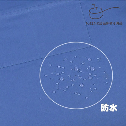 圍裙 防水耐髒連口袋 - 藍色