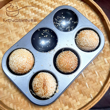 6-ball/fried stack cake mold baking tray