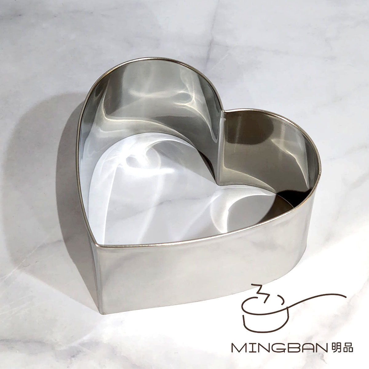 心形不銹鋼曲奇模  (直邊)