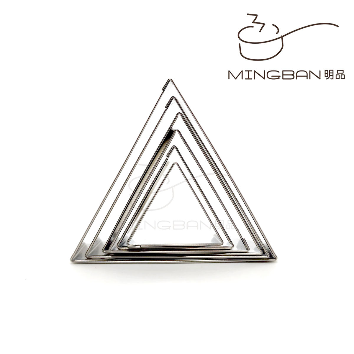 迷你三角形不銹鋼切割器 (6件裝)